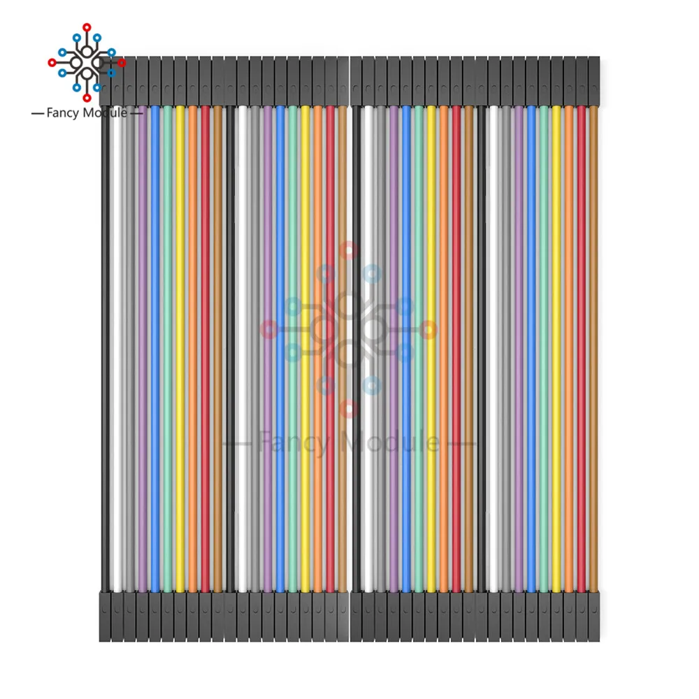 

40Pcs 2.54mm Dupont Cable Female to Female Colorful Dupont Jumper Wire 20CM