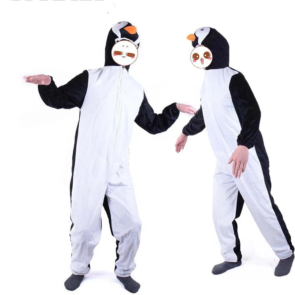 Костюм пингвина для взрослых XXL костюм косплея одежда в виде талисмана вечеринки
