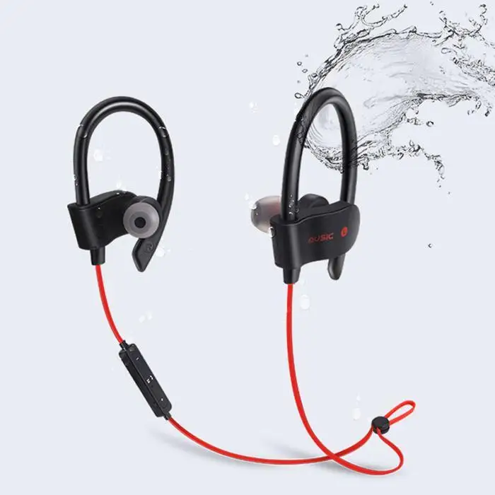 Bluetooth наушники водонепроницаемые беспроводные спортивные бас bluetooth с микрофоном
