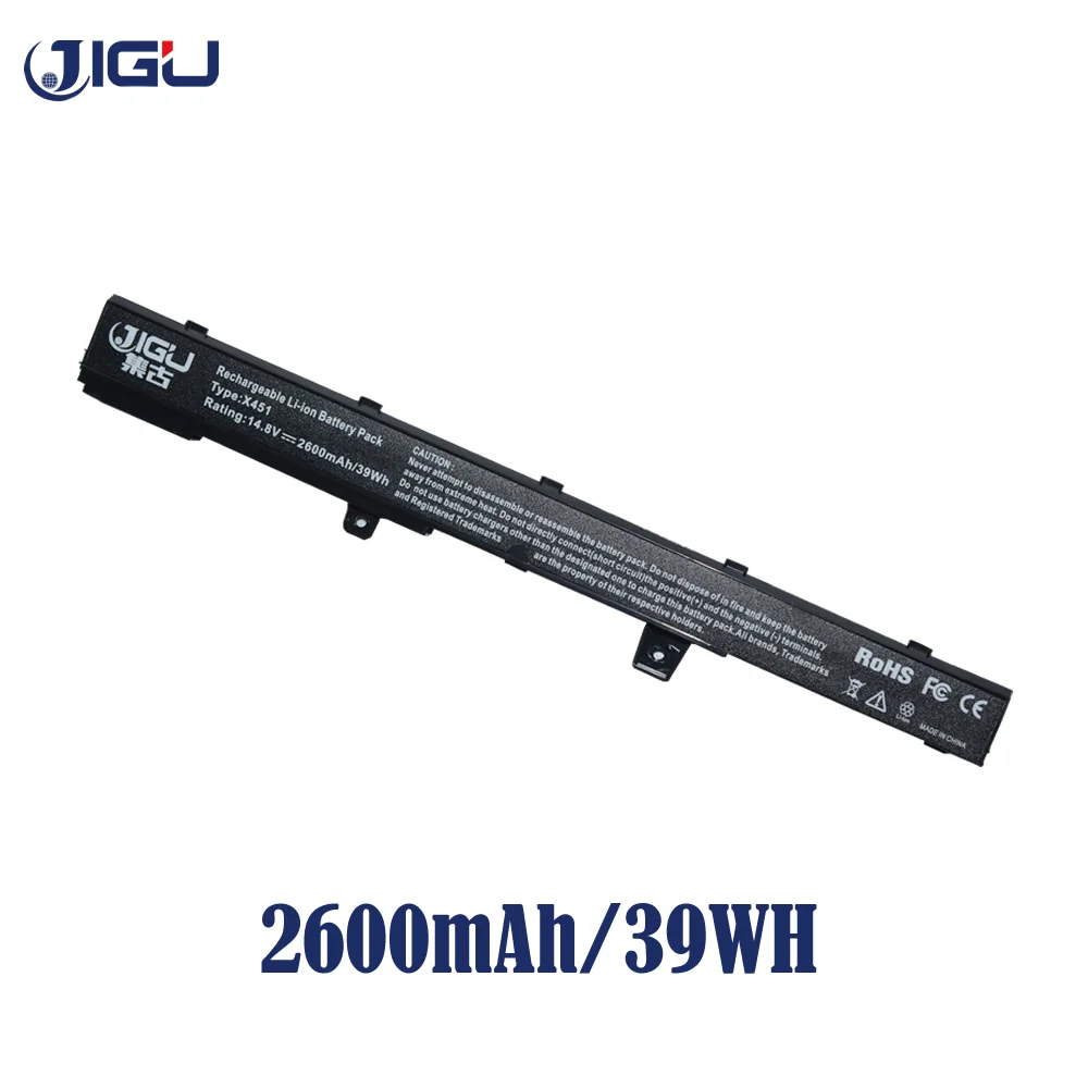 JIGU ноутбука Батарея A41N1308 A31N1319 0B110 00250100 для Asus X451 X551 X451C X451CA X551C X551CA серии|laptop
