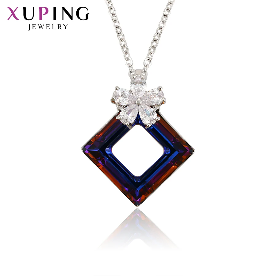 Xuping сладкий кулон ожерелья изысканные кристаллы от Swarovski европейский стиль для