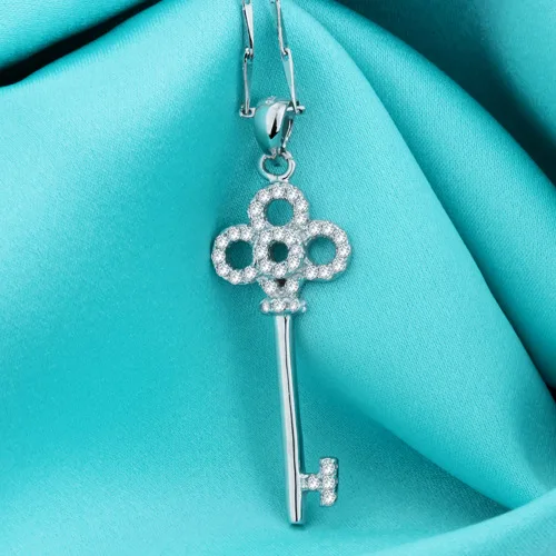 LOzrunVE 2018 S925 Silver European and American popular key creative personality Sterling Pendant | Украшения и аксессуары