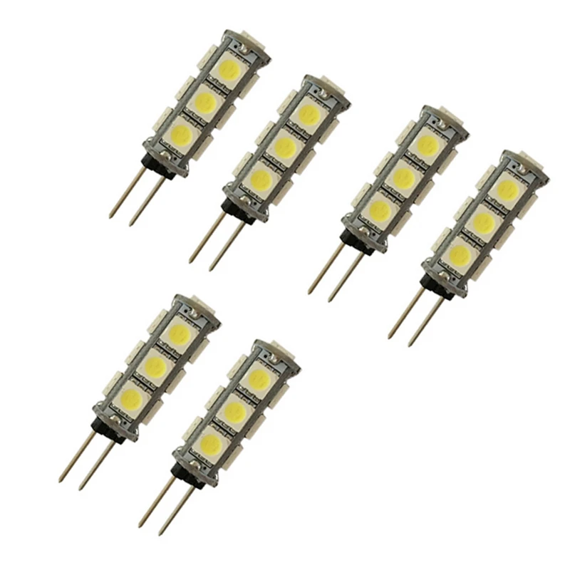 KEYECU 2X12 В белый G4 13SMD 5050 двухконтактный светодиодный светильник для домов на