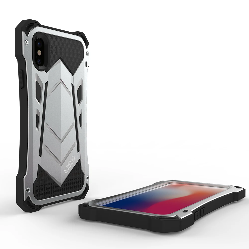 Новый сверхпрочный чехол для iPhone X Doom армированный металлический оригинальный