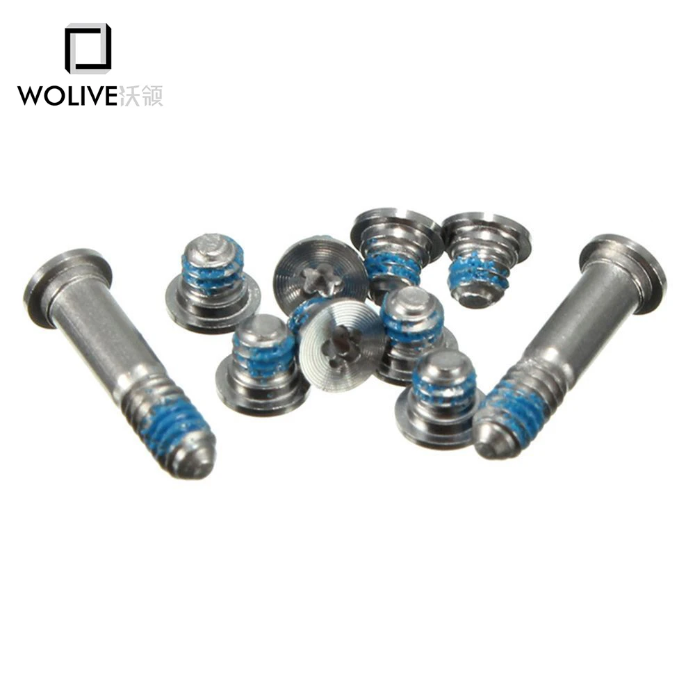 

Wolive New 10pieces/Pack Bottom Screw Set For Macbook Air 13" A1369 A1466 2010 2011 2012 2013 Year