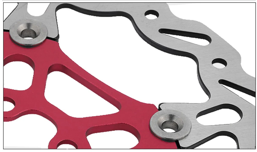 Baradine свет Вес красочный велосипед вращающийся диск тормозной ротор 160 мм 180 6 болт