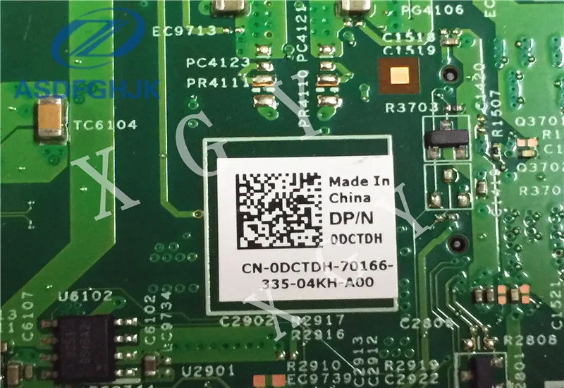 Материнская плата для ноутбука Dell Inspiron series 3421 материнская 12204 1 CN 0DCTDH DDR3 не