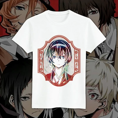 18 Новая футболка Bungou для бродячих собак Nakahara Chuuya дазай Осаму, Мужская футболка, летние футболки, топы - Цвет: 18