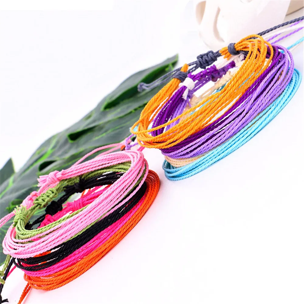 Винтажный Плетеный Браслет-цепочка ручной работы MLING для женщин очаровательный