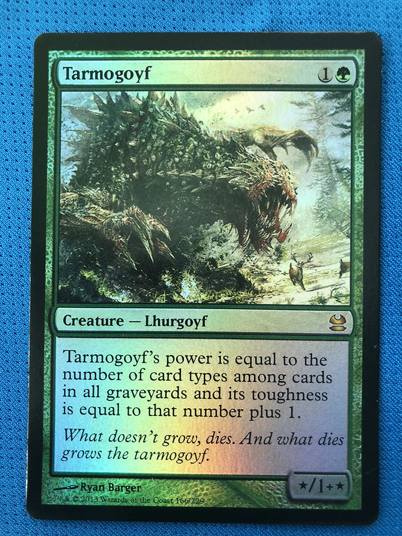 Tarmogoyf современный маг из фольги ProxyKing 8 0 VIP Бесконтактная карта для сбора каждой