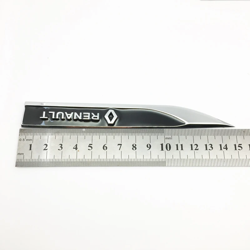 Противотуманный значок на боковой стороне автомобиля для Renault 2 шт. наклейка
