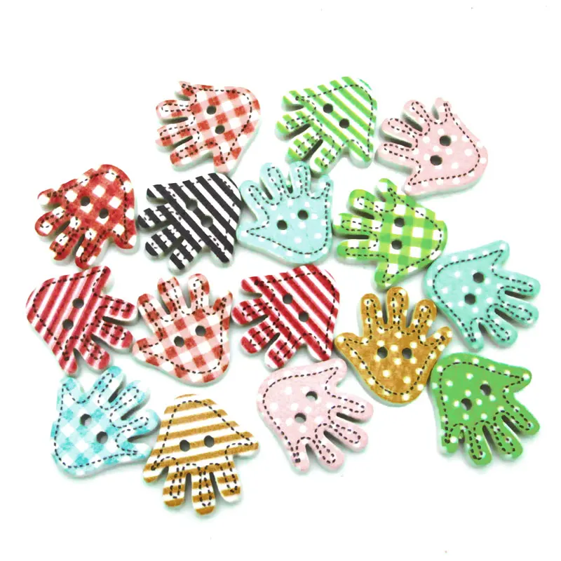 50 шт смешанные ручные деревянные пуговицы для шитья одежды вязаные иглы ремесла