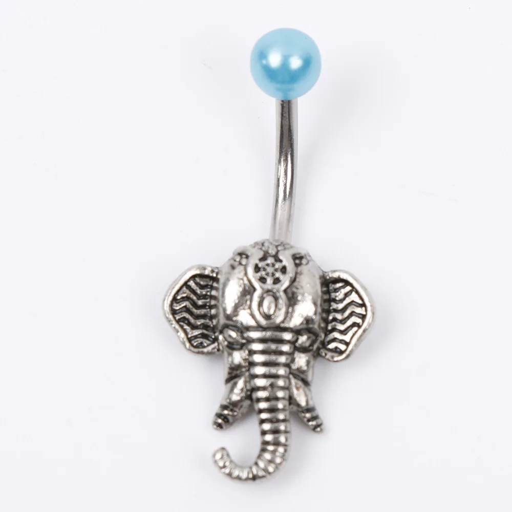 antique silver Сексуальные болтающиеся пупка Кольца пирсинг пупка Хирургическая сталь танец живота баров Ювелирные изделия для тела Пирсинг штанги - Окраска металла: antique silver