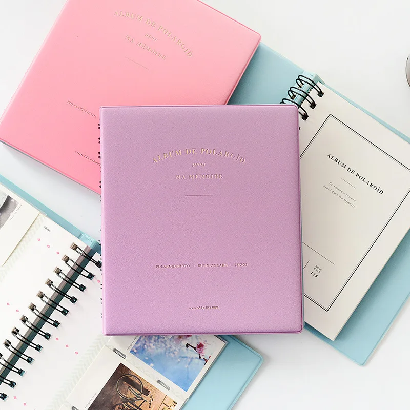 Альбом для фотографий 120 карманов мини альбом карамельного цвета в стиле книги 3