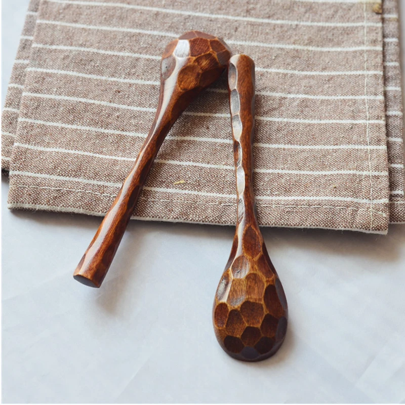 Фабричная деревянная ложка гравированные ложки маленькие 13 5*2 5 см|Ложки| |