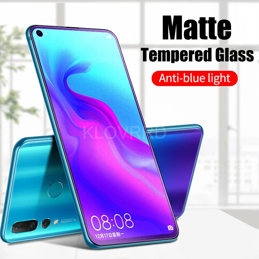 С защитой от УФ Ультрафиолетовый матовый Экран протектор для huawei Honor 7X 8X играть 10