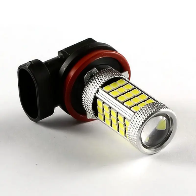 2X 30 Вт 63-SMD H8 H9 H11 2835 Светодиодный светильник s светодиодный проектор головной