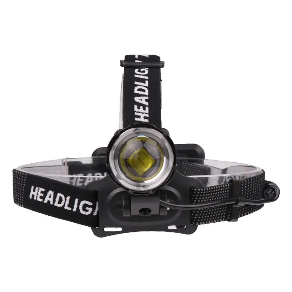 

New Arrival LED Headlamp Torch XHP70 Bulb Lumens Up To 1500-1800 Black LED Headlight Three Files Strong Light Wholesale