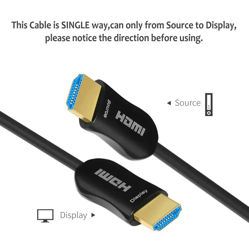 Оптоволоконный HDMI-кабель Langtek AOC 18 6G 4K 60Hz 4:4:4 HDMI 2 0 HDR 2m 5m 10m 15m 20m 25m 30m 35m 40m |