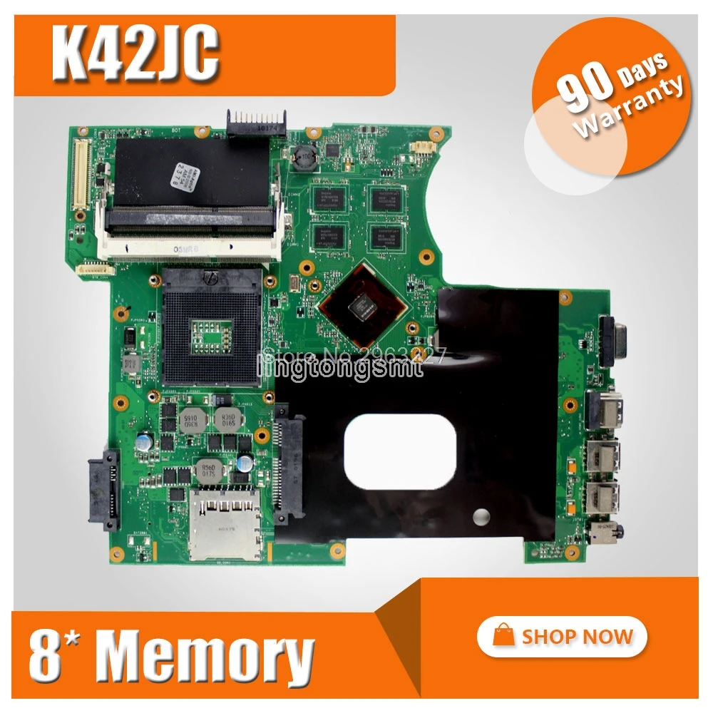 K42JC материнская плата REV2.0 GT310M 1 Гб 8 шт. для For Asus A42J K42J ноутбука плата|motherboard for