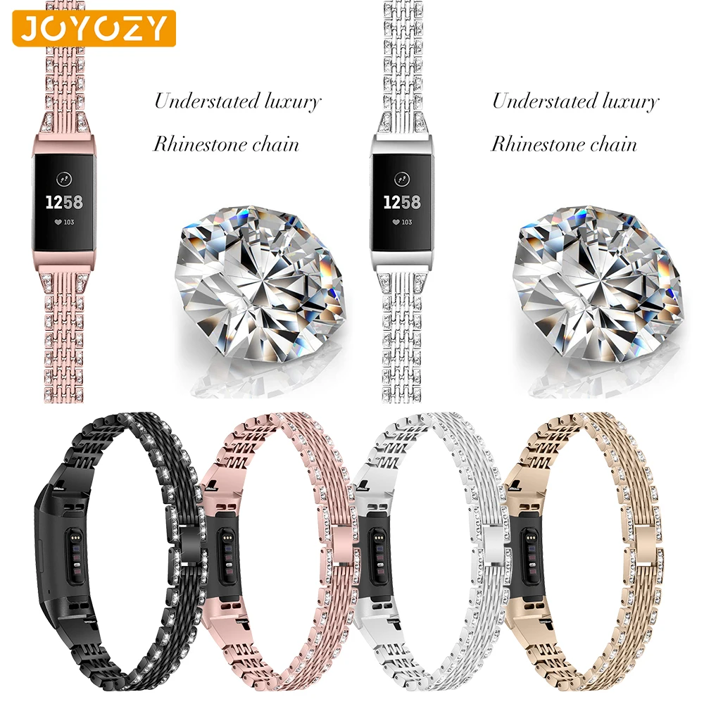 Joyozy модный браслет из нержавеющей стали для зарядки Бит 3 сменный Браслет