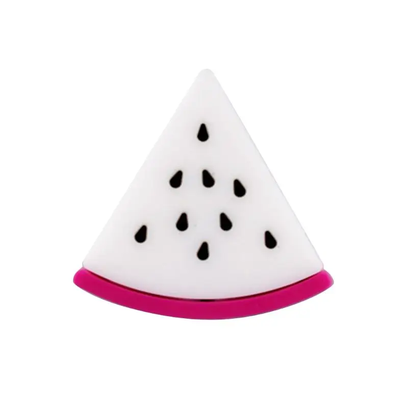 Милый фруктовый узор USB кабель протектор Мягкий силиконовый зарядное устройство держатель проводов Органайзер защита для iPhone смартфон разъем - Цвет: NO.3