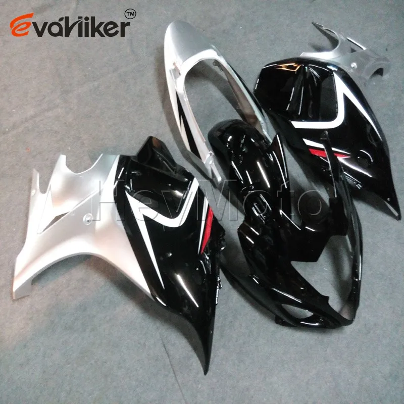 Пользовательские мотоцикла Обтекатели для GSX650F 2008 2009 2010 2011 2012+ Неокрашенный обтекатель мотор panelsorder+ черный, серебристый цвет ABS H3 - Цвет: A
