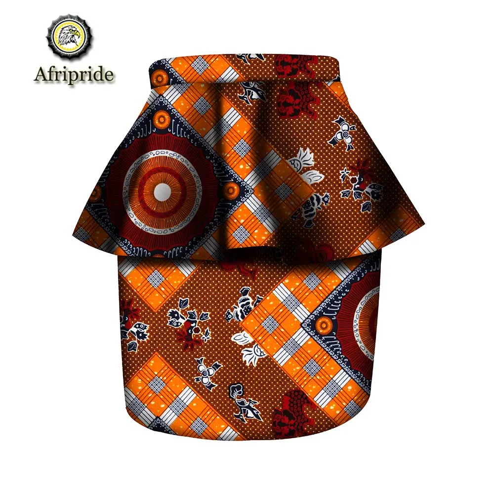 2019 Весенняя африканская повседневная юбка для женщин AFRIPRIDE dashiki bazin богатая