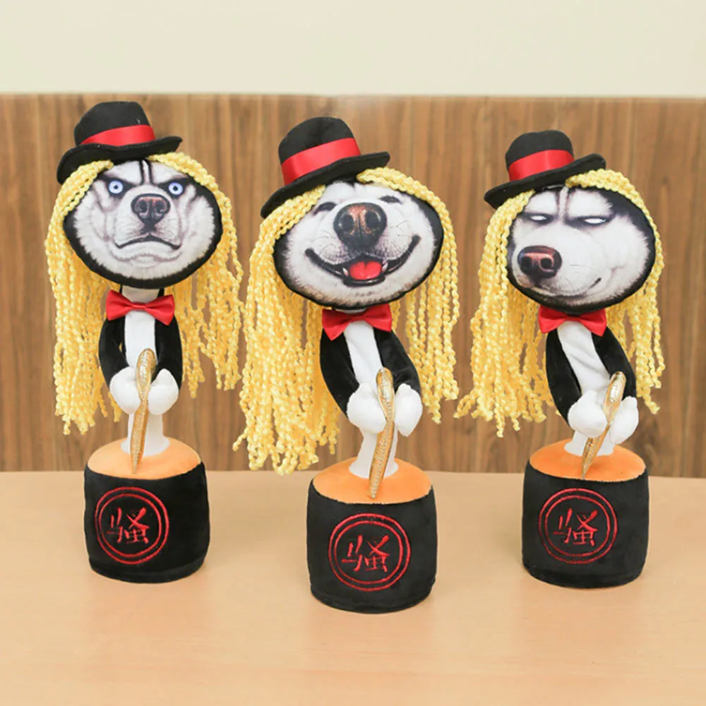 Игрушка для маленьких детей 12 дюймов забавная собачка хаски плюшевая