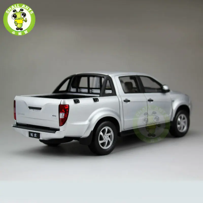 1:18 Масштаб Китай JiangLing JMC пикап литой автомобиль модель серебро
