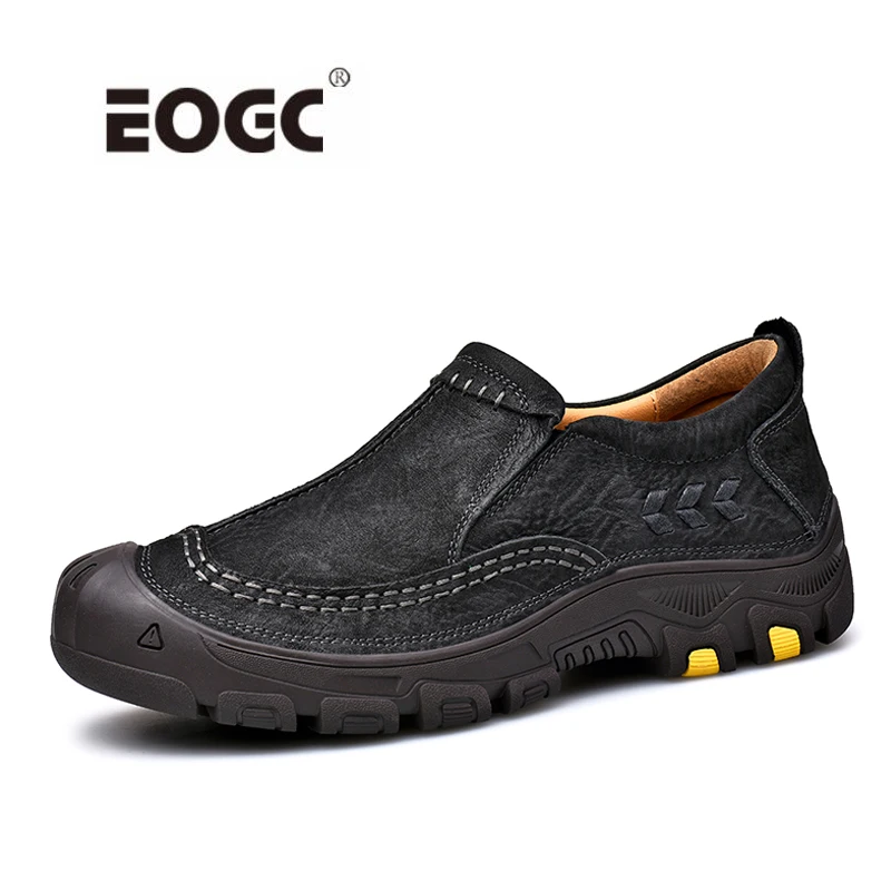 

Best Quality Natural Leather Men Casual Shoes Breathable Autumn Flats Shoes Plus Size Comfortable Outdoor Shoes Men Dropshipping