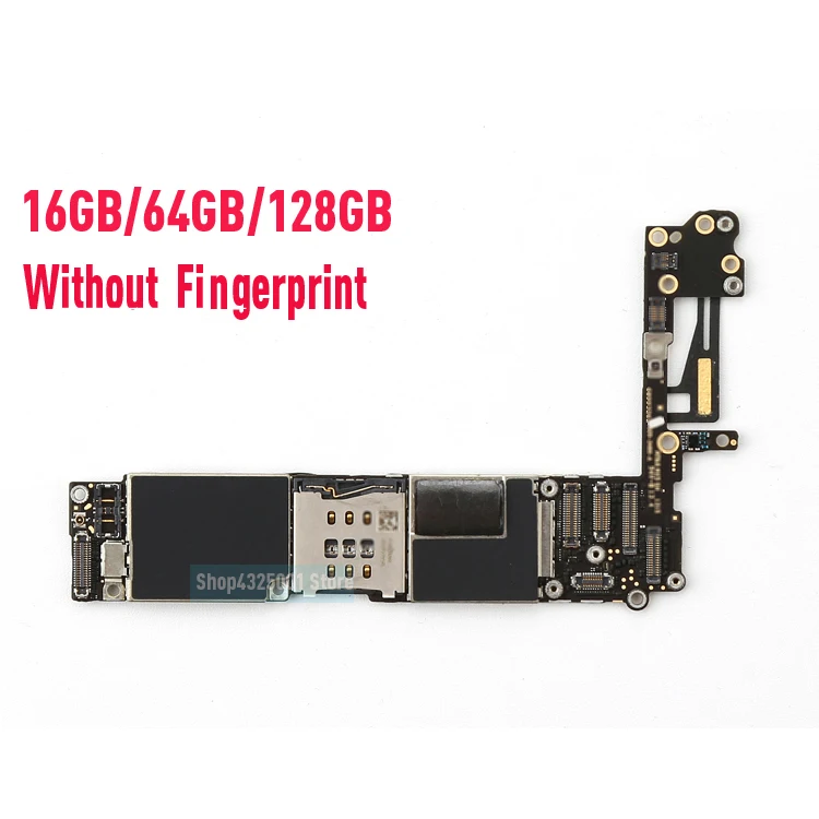 Оригинальная материнская плата для iphone 6 черного/белого/золотого цвета с/без Touch ID