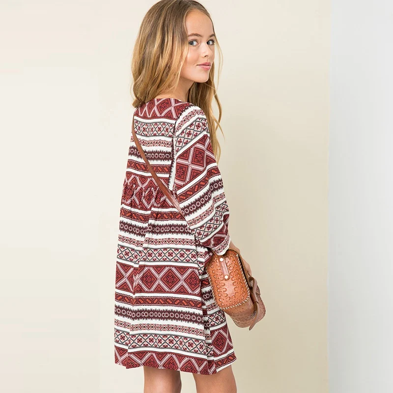 HAYDEN для девочек богемное платье Дети Винтажные наряды Размеры детей 12 лет