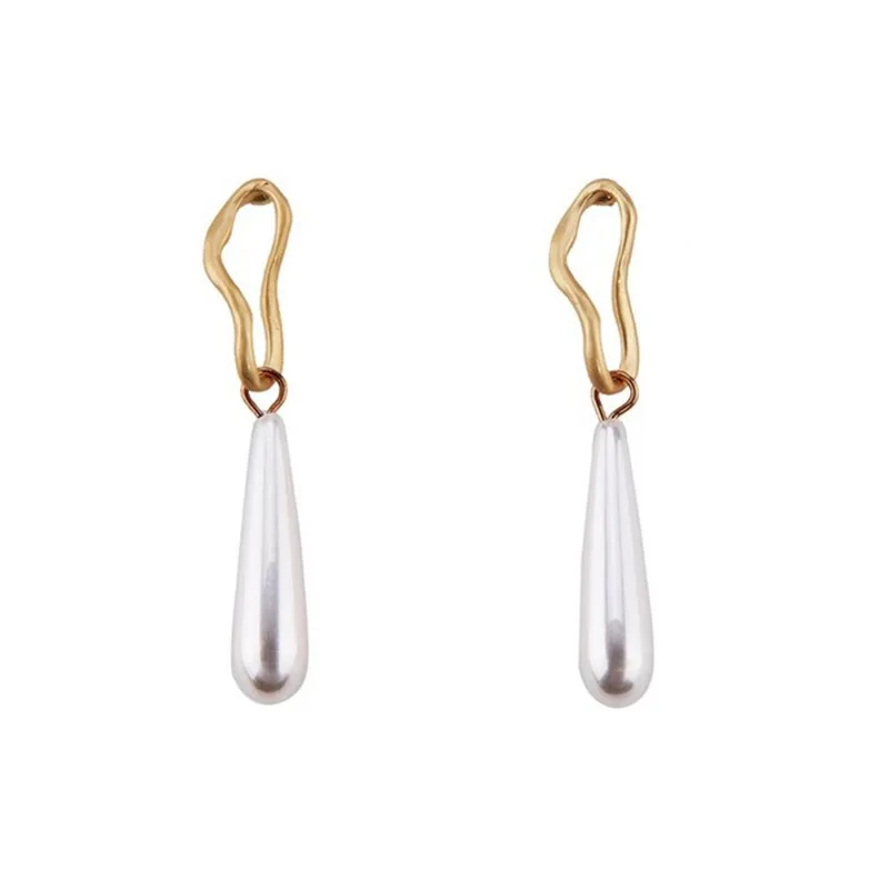 DoreenBeads Популярные Винтажные серьги-гвоздики с натуральным жемчугом для женщин