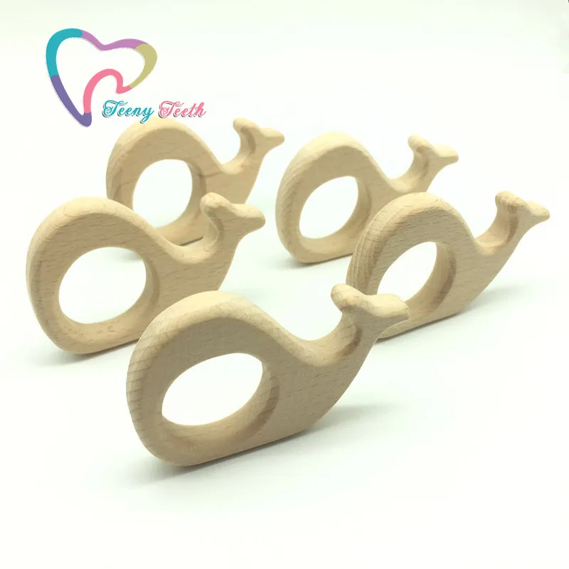 

Teeny teeth 5 шт КИТ деревянный Прорезыватель Подвески природа детская погремушка-прорезатель для зубов захватывающая игрушка Сделай Сам органи...
