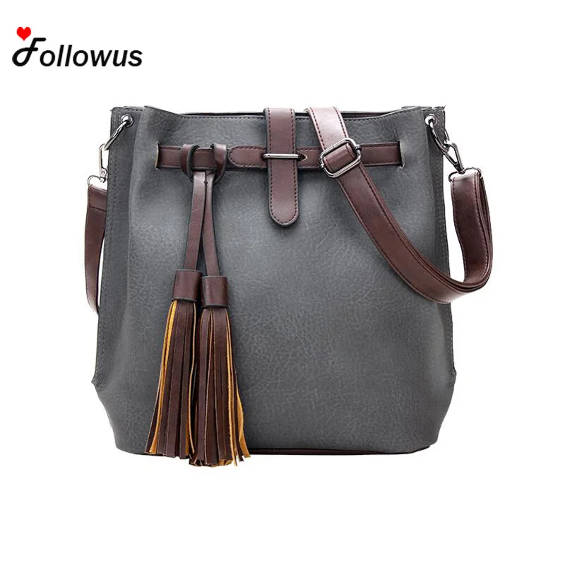 Для женщин ведро Сумки 2017 известный дизайнер через плечо из искусственной кожи с