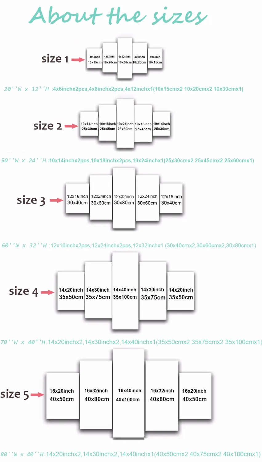 HD печать плакатов холст Модульные Стены искусство фотографии Рамка 5 панелей
