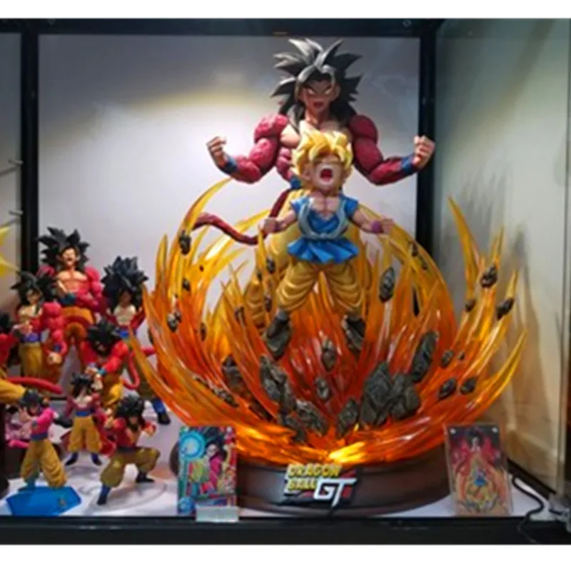 Dragon Ball GK 1/4 Super Saiyan Strongest Transformation Son Goku Resin Statue Action Figure Collection Model Toy G2396
