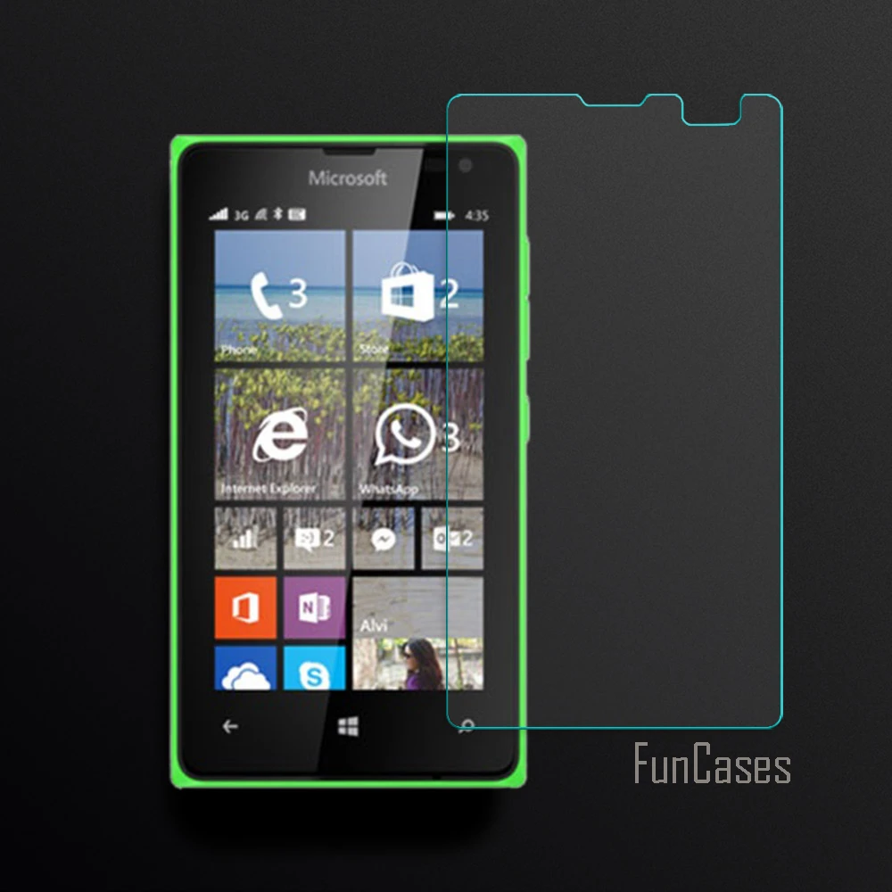 

Защитная пленка 2.5D для Nokia Lumia 435/532, закаленное стекло, защита от царапин 0,26 мм