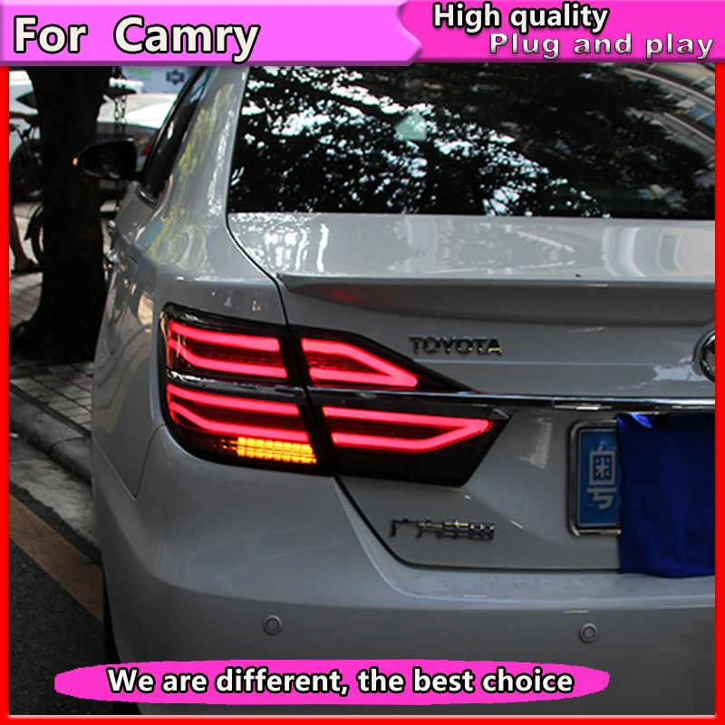 Автомобильный Стайлинг для Toyota Camry задний фонарь в сборе 2015 Новый V55 светодиодный