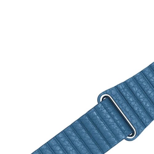Натуральная кожа петля ремешок для apple watch band 44 мм 40 мм, 42 мм, 38 мм, версия apple watch 5/4/3/2/1 наручных часов iwatch, магнитный ремешок для часов аксессуары - Цвет ремешка: Cape Cod Blue
