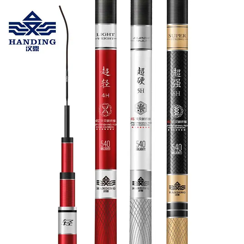 Вручающаяся Удочка ультра-легкая и ультра-Жесткая 19-углеродная 28-тюнинговая