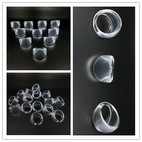 Оптовая продажа 100 шт. прозрачные круглые кольца из акриловой смолы для детей|ring