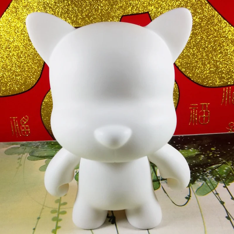 Коллекционная виниловая игрушка фигурка Good Munny забавная для собак и кошек с еду
