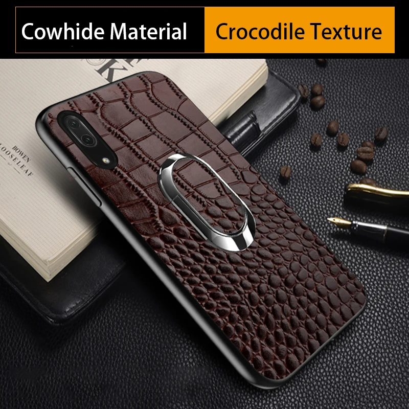 

Luxury Phone case For Huawei P10 P20 Lite Mate 9 10 Pro Case Crocodile Texture bracket For Honor 9 V9 V10 Nova 2s Plus case