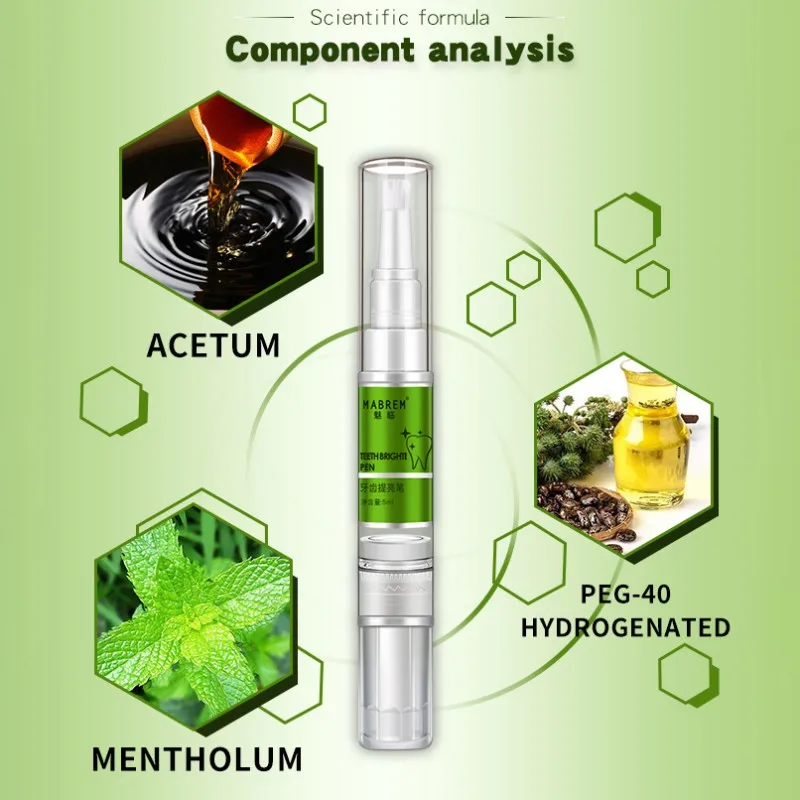 

Teeth Brightening Pen Removing Yellow Teeth Tooth Cleaning Pen Dazzling White Smile Tooth Cleaning Tool 5ml