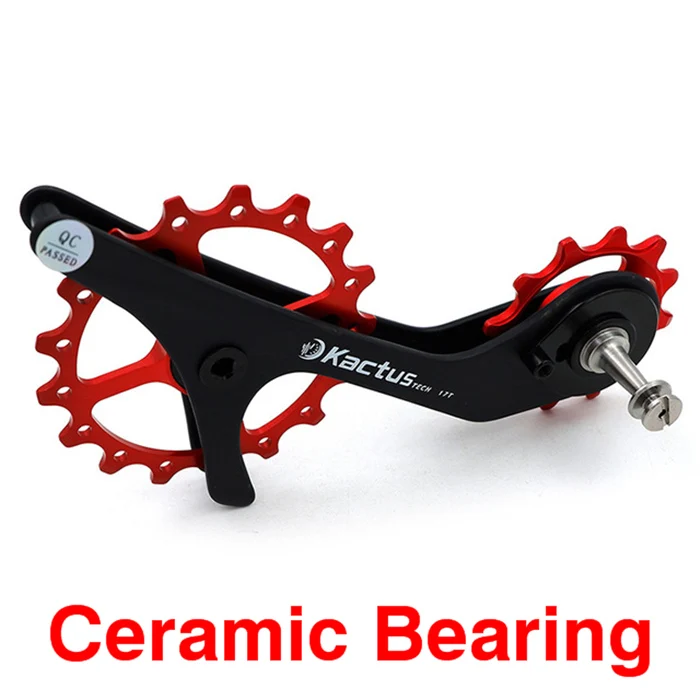 Ceramic Bearing 17T керамический подшипник из углеродного волокна переключатель передач колесо заднего направляющая переключателя скоростей колесо для SHIMANO 9100/9150/R8000/R8050 - Color: Ceramic Bearing