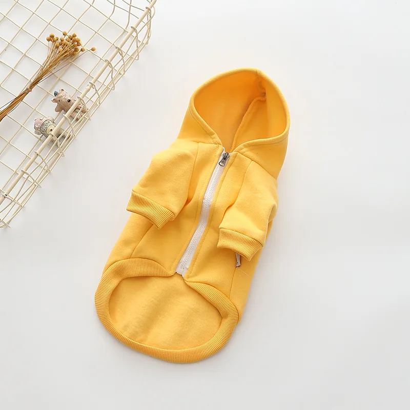 2018 Новинка осени собака модный свитер Простой и чистый цвет Одежда с принтом в