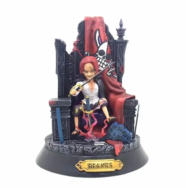 One Piece Shanks GK Monkey D Luffy 23 см ПВХ экшн фигурка модели куклы игрушки|Игровые фигурки и