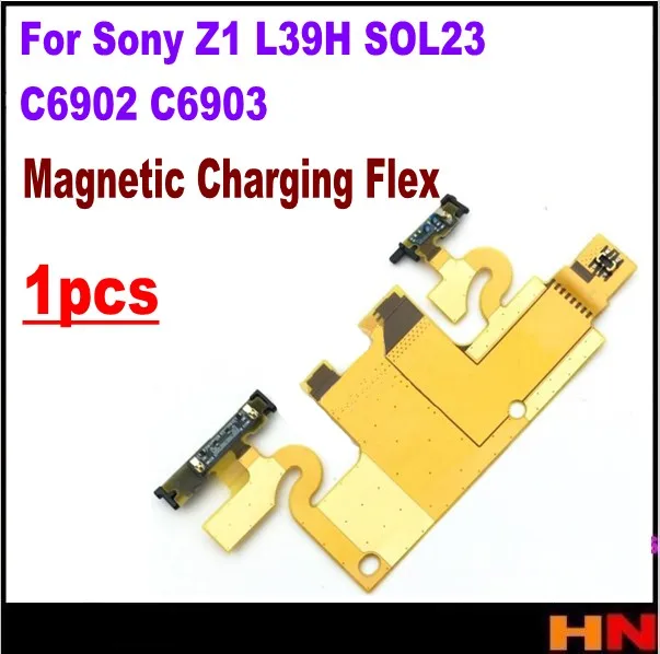 1 шт. Бесплатная доставка для Sony Xperia Z1 L39H C6903 OEM Магнитный зарядный разъем гибкий